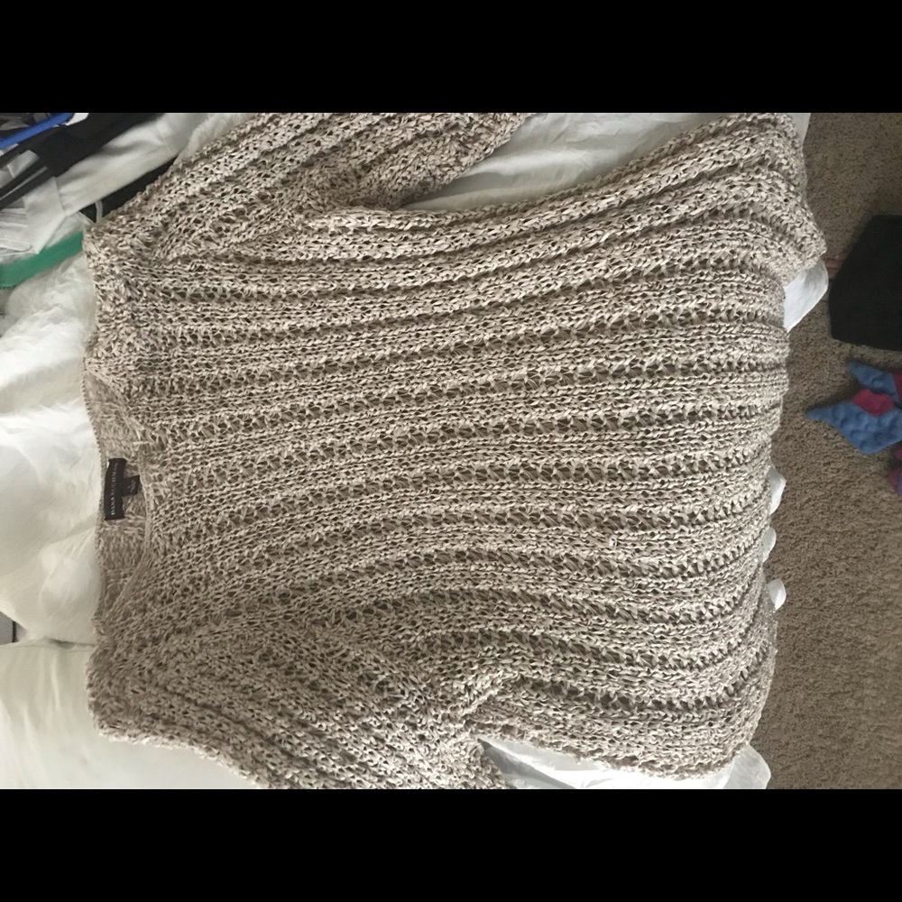 Cable sweater